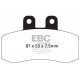 Спирачни дискове EBC Мото EBC Спирачни накладки Organic FA177 | race-shop.bg