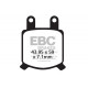 Спирачни дискове EBC Мото EBC Спирачни накладки Organic FA209/2 | race-shop.bg
