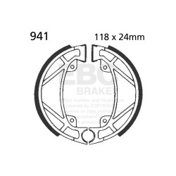 EBC Предни спирачни челюсти Plain 941