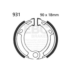 EBC Предни спирачни челюсти Plain 931