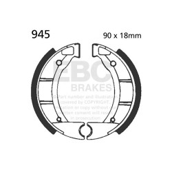 EBC Предни спирачни челюсти Plain 945