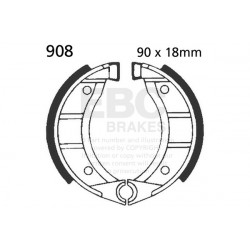EBC Предни спирачни челюсти Plain 908