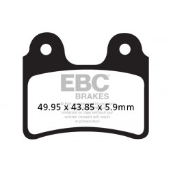 EBC Спирачни накладки Carbon TT FA303TT