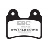 EBC Спирачни накладки Organic FA303TT