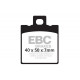 Спирачни дискове EBC Мото EBC Спирачни накладки Organic SFA047 | race-shop.bg