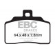 Спирачни дискове EBC Мото EBC Спирачни накладки Organic FA426 | race-shop.bg