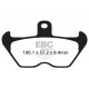 Спирачни дискове EBC Мото EBC Спирачни накладки Organic FA407 | race-shop.bg