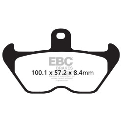 EBC Спирачни накладки Organic FA FA407