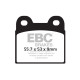 Спирачни дискове EBC Мото EBC Спирачни накладки Organic FA FA057 | race-shop.bg