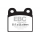 Спирачни дискове EBC Мото EBC Спирачни накладки Organic FA057 | race-shop.bg