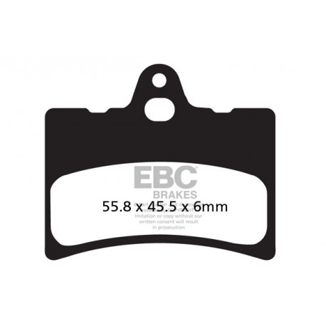 Спирачни дискове EBC Мото EBC Спирачни накладки Organic FA156 | race-shop.bg