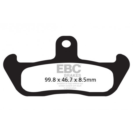 Спирачни дискове EBC Мото EBC Спирачни накладки Organic FA134 | race-shop.bg