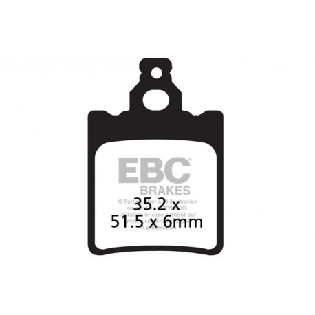 Спирачни дискове EBC Мото EBC Спирачни накладки Organic FA060 | race-shop.bg