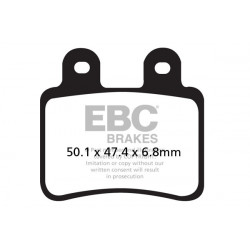 EBC Спирачни накладки Organic SFA350