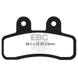 EBC Спирачни накладки Organic FA FA448