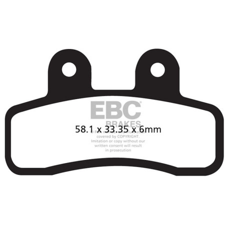 Спирачни дискове EBC Мото EBC Спирачни накладки Organic FA FA448 | race-shop.bg