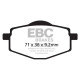 Спирачни дискове EBC Мото EBC Спирачни накладки Organic FA FA101 | race-shop.bg