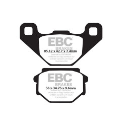 EBC Спирачни накладки Organic FA FA382