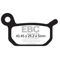 EBC Спирачни накладки Carbon TT FA325TT