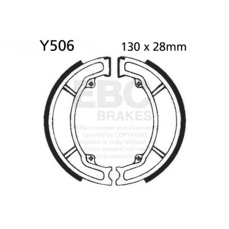 Спирачни дискове EBC Мото EBC Спирачни челюсти Organic Y506 | race-shop.bg