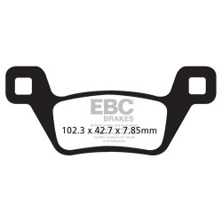 EBC Спирачни накладки Carbon TT FA600TT