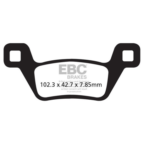 Спирачни дискове EBC Мото EBC Спирачни накладки Carbon TT FA600TT | race-shop.bg