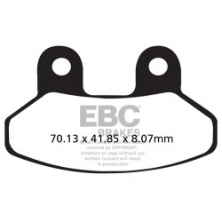 EBC Спирачни накладки Organic SFA306