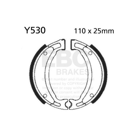 Спирачни дискове EBC Мото EBC Спирачни челюсти Plain Y530 | race-shop.bg