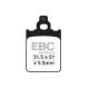 Спирачни дискове EBC Мото EBC Спирачни накладки SFA Scooter Organic SFA186 | race-shop.bg