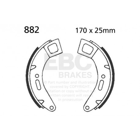 Спирачни дискове EBC Мото EBC Предни Спирачни накладки Organic 805 | race-shop.bg