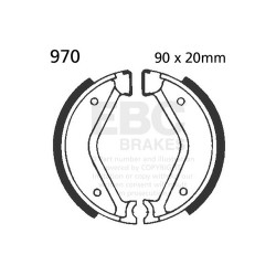 EBC Предни спирачни челюсти Plain 970
