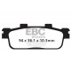 Спирачни дискове EBC Мото EBC Спирачни накладки SFA Scooter Organic SFA427 | race-shop.bg