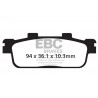 EBC Спирачни накладки Organic SFA427