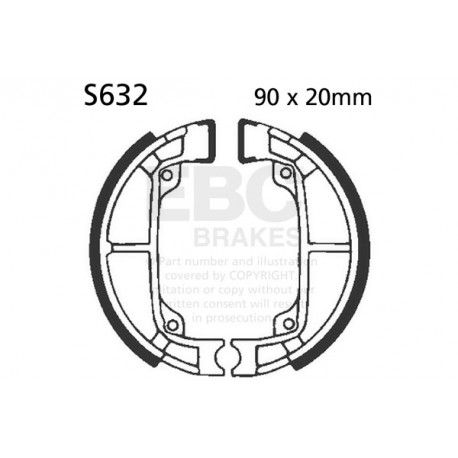 Спирачни дискове EBC Мото EBC Спирачни накладки SFA Scooter Organic SFA355/4 | race-shop.bg