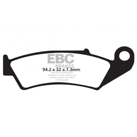 Спирачни дискове EBC Мото EBC Спирачни накладки Carbon TT FA125TT | race-shop.bg
