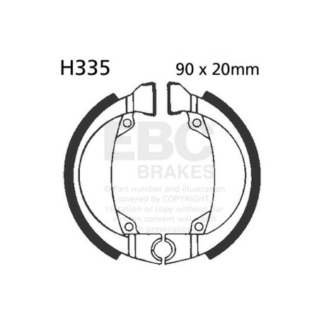 Спирачни дискове EBC Мото EBC Спирачни челюсти Plain H335 | race-shop.bg