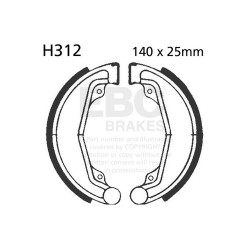 EBC Спирачни челюсти Plain H312