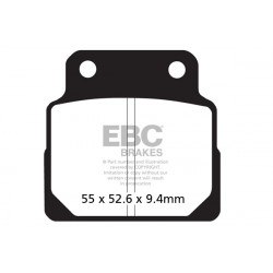 EBC Спирачни накладки Organic FA122