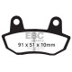 Спирачни дискове EBC Мото EBC Спирачни накладки Organic FA FA090 | race-shop.bg