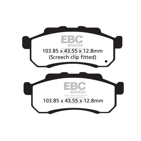 Спирачни дискове EBC Мото EBC Спирачни накладки Carbon TT FA476TT | race-shop.bg