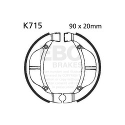 EBC Спирачни челюсти Plain K715