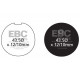 Спирачни дискове EBC Мото EBC Спирачни накладки Organic FA039 | race-shop.bg
