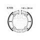 Спирачни дискове EBC Мото EBC Спирачни челюсти Plain K705 | race-shop.bg