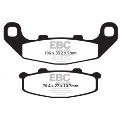 EBC Спирачни накладки Organic FA141