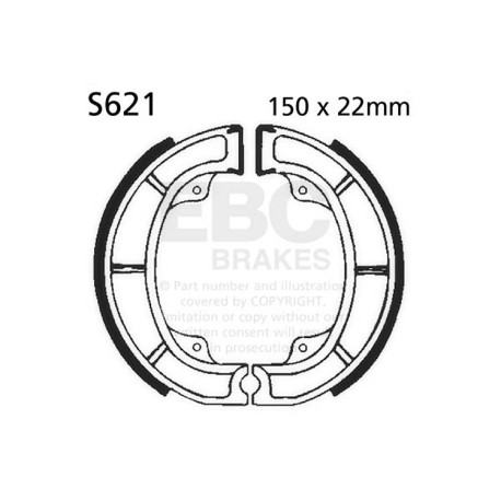 Спирачни дискове EBC Мото EBC Спирачни челюсти Plain S621 | race-shop.bg