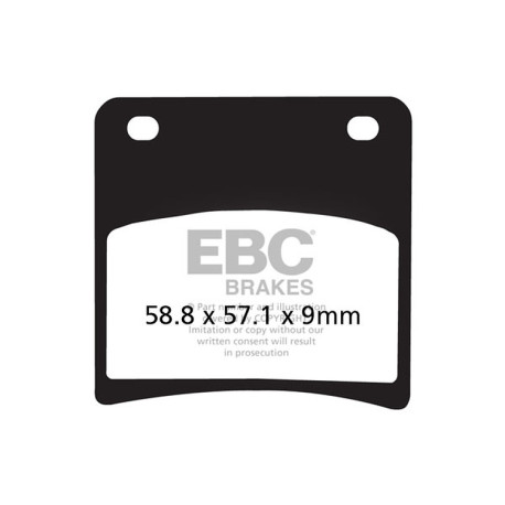 Спирачни дискове EBC Мото EBC Спирачни накладки Organic FA FA146 | race-shop.bg