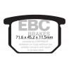 EBC Спирачни накладки Organic FA065
