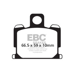 EBC Спирачни накладки Organic FA FA070