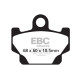 Спирачни дискове EBC Мото EBC Спирачни накладки Organic FA FA081 | race-shop.bg