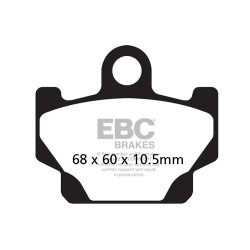 EBC Спирачни накладки Organic FA FA081